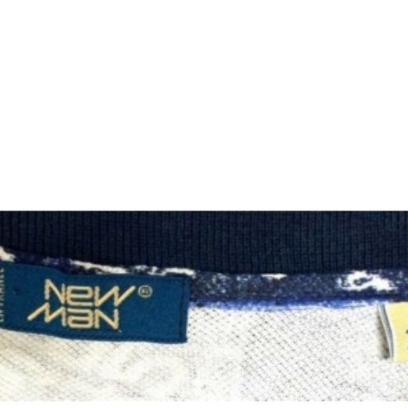 Man Mens Graphic Polo Shirt Blue Sailboat SZ  2 XS - Picture 4 of 4